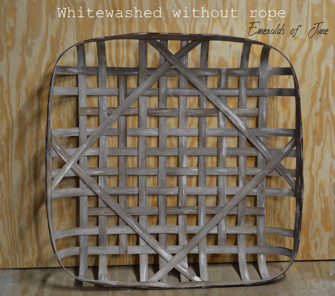 Extra large square tobacco basket 30x30 Etsy