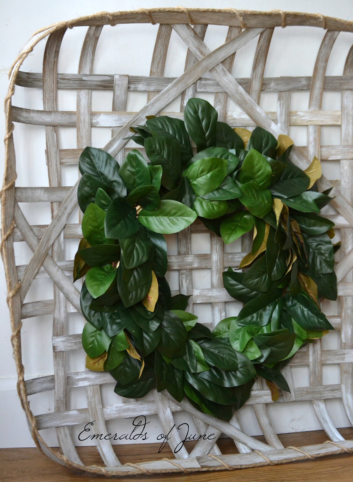 Extra large square tobacco basket 30x30 Etsy