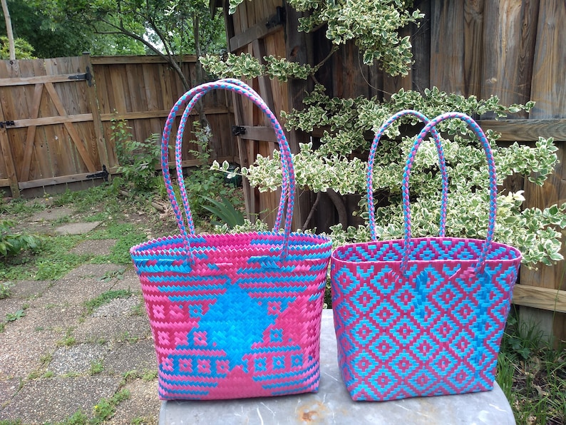 Handwoven basket tote bag \u2013 handwoven from Oaxaca Mexico
