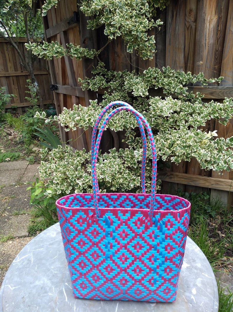 Handwoven basket tote bag \u2013 handwoven from Oaxaca Mexico