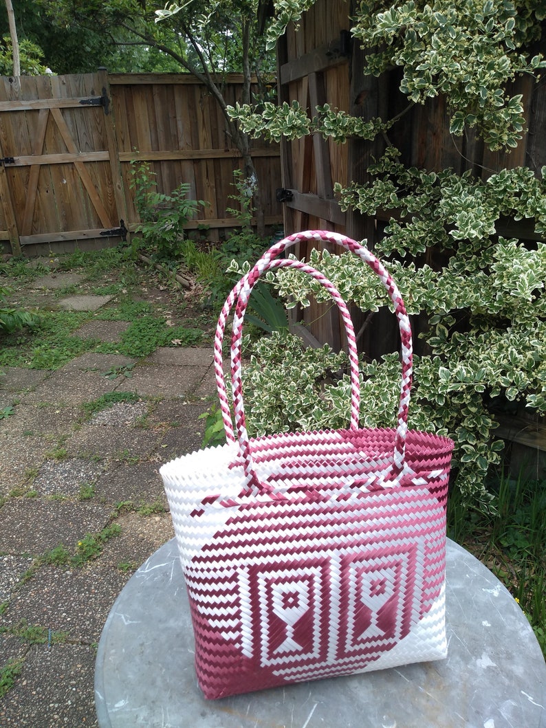 Handwoven basket tote bag \u2013 handwoven from Oaxaca Mexico