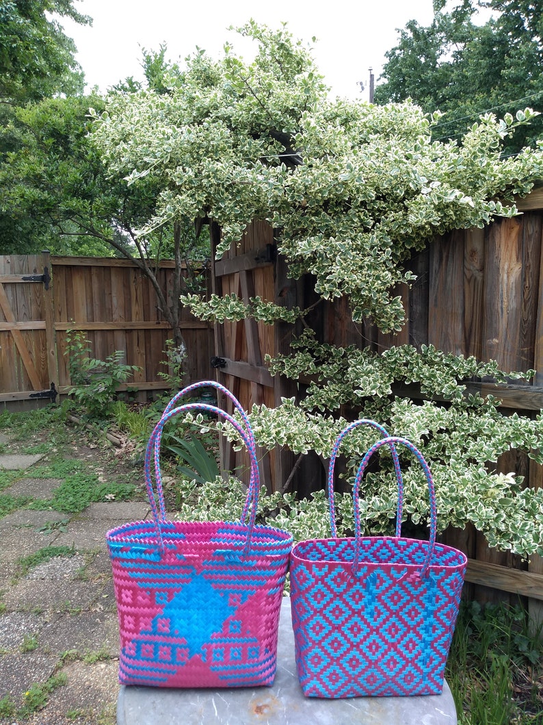 Handwoven basket tote bag \u2013 handwoven from Oaxaca Mexico