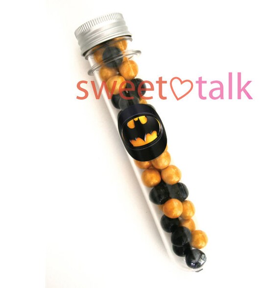 BATMAN Party Favour Candy Test Tube With Chocolates. Perfect - Etsy Canada