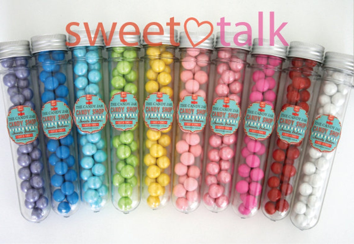 Party Favour Candy Test Tube With Chocolates. Perfect for Birthday