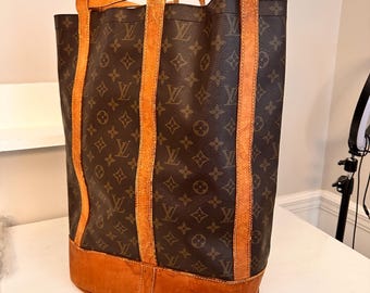 Louis Vuitton LV Shoulder Bag Randonnee GM Brown Monogram