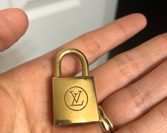 Louis Vuitton padlock and one key #201 lock brass