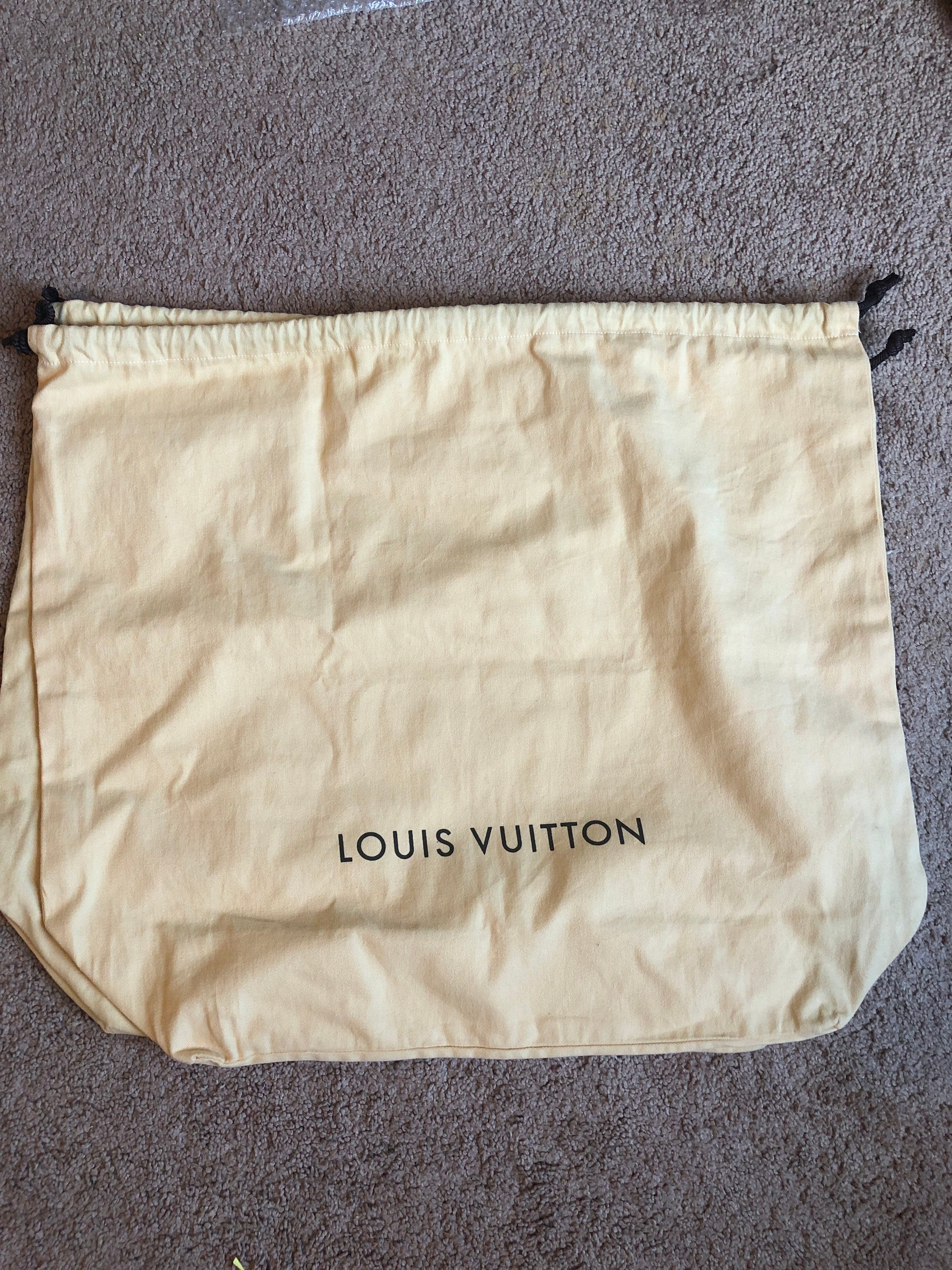 Authentic Louis Vuitton Protective Shoe/Handbag Dust Bag