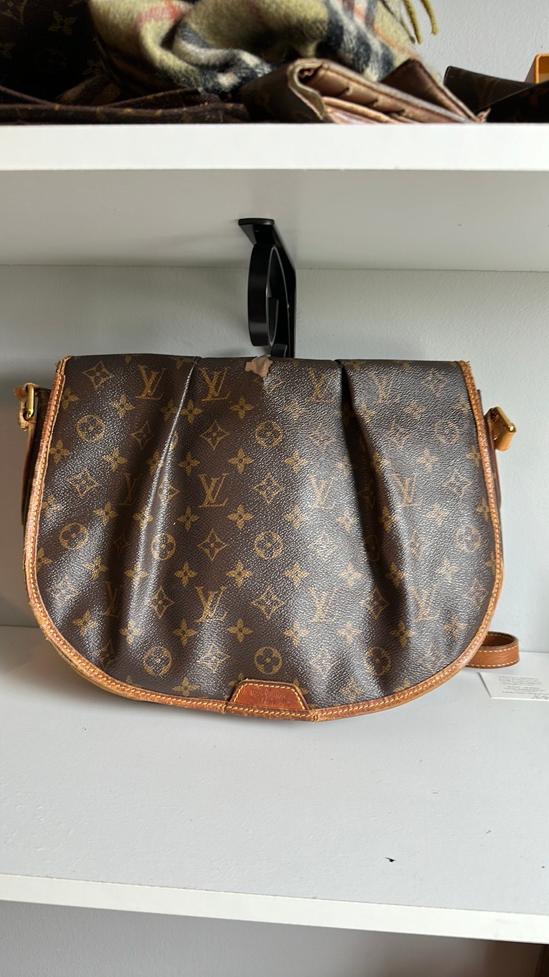 LOUIS VUITTON Georges BB Monogram Canvas Shoulder Bag Brown - 15% OFF