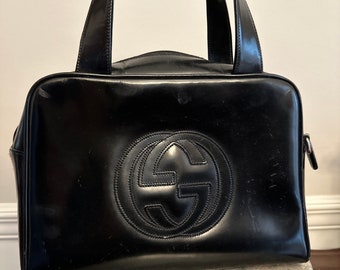 Auth Gucci top handle bag