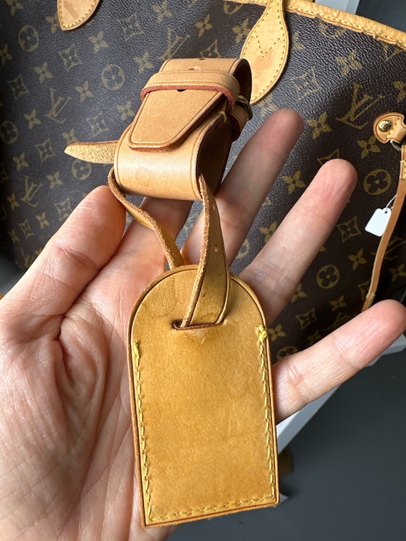 Louis Vuitton luggage tag and poignet set. Small … - image 2