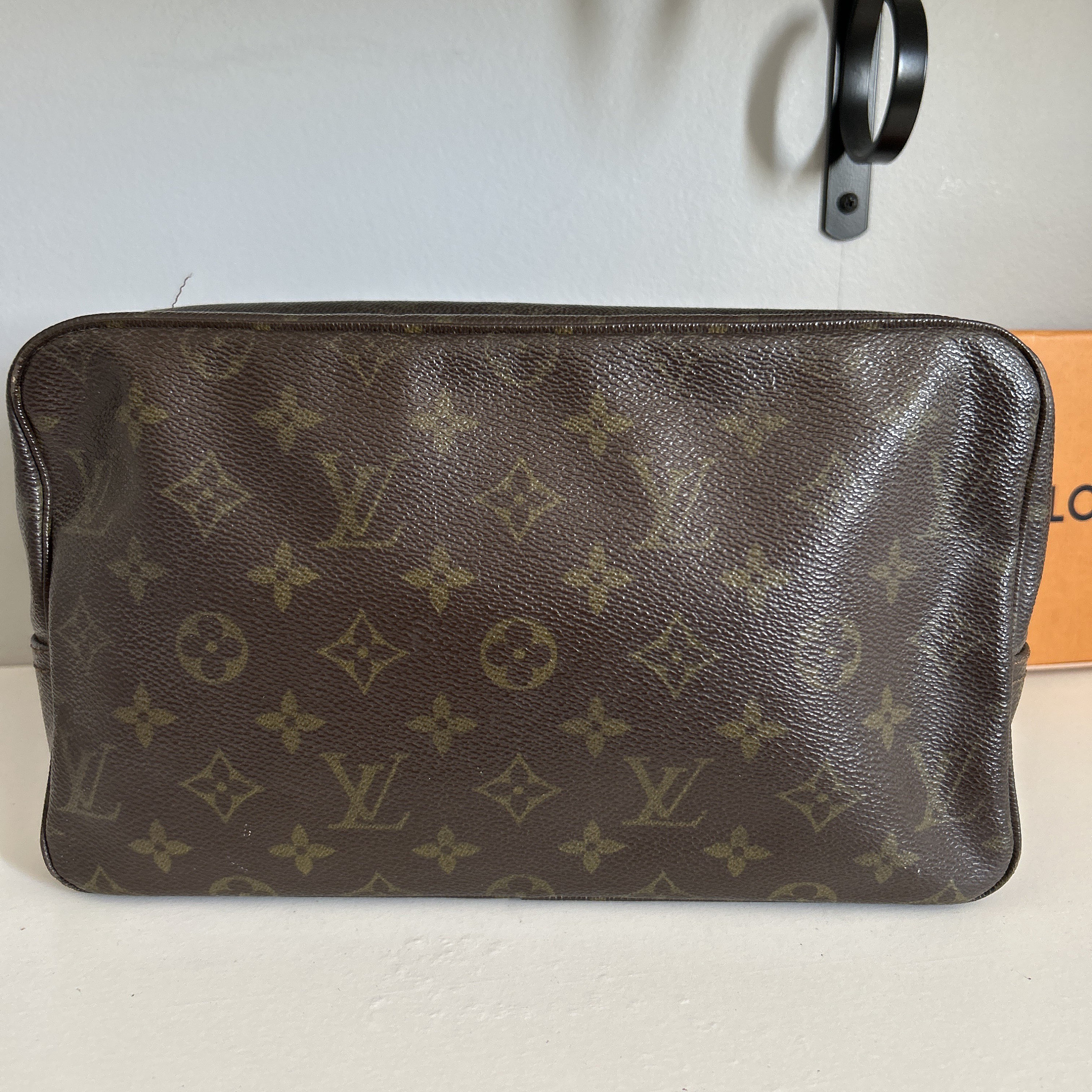 Louis Vuitton Monogram Nice M47280 Vanity Bag Cosmetic Case Free Shipping  [Used] 