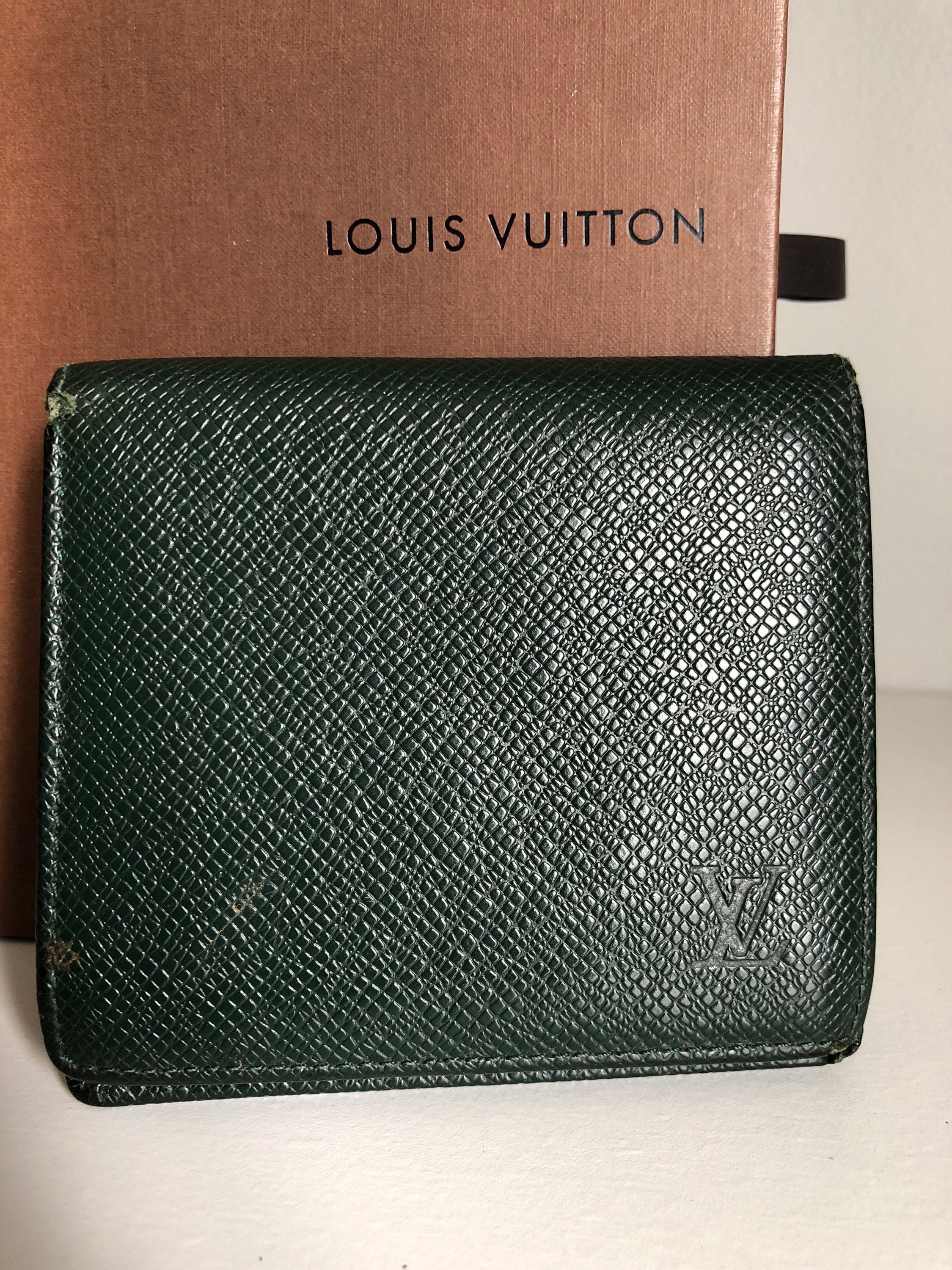 Portefeuille pliant multiple homme Louis Vuitton authentique