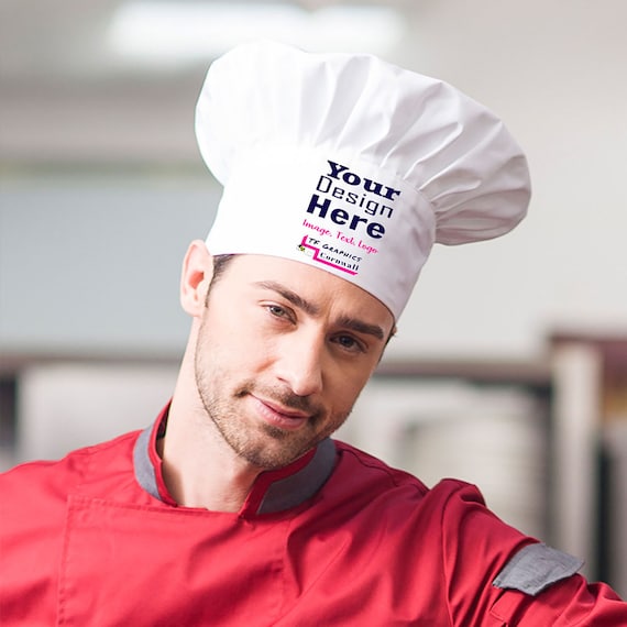 Cappello da cuoco stampato personalizzato Stampa il tuo design  personalizzato, regalo personalizzato unico, personalizzato, cappello da  cuoco, cuoco, cappello da cuoco personalizzato, regalo di scherzo -   Italia
