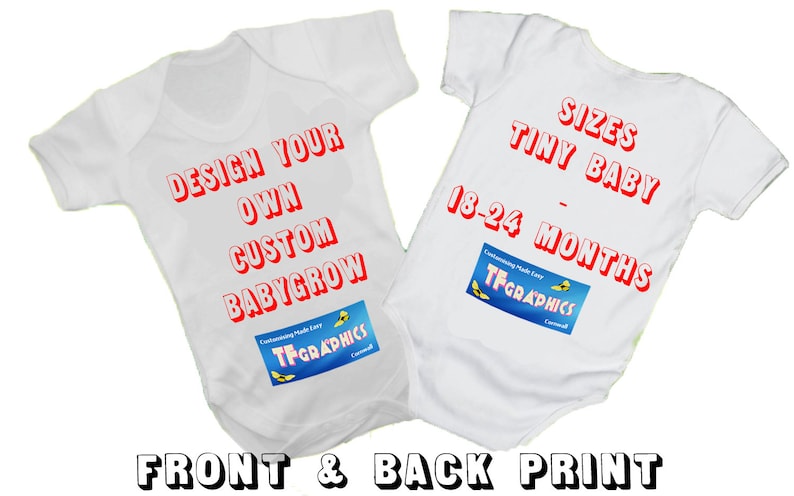custom babygrow