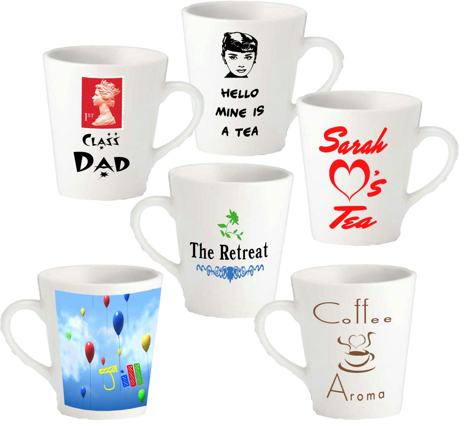 Personalised 12oz Latte Mug Custom Coffee Mug Teacher Gift Etsy UK