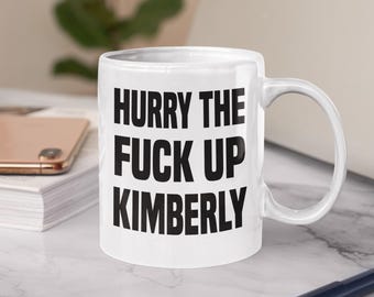 Personalized Swear Word Mug: Funny Office Gift