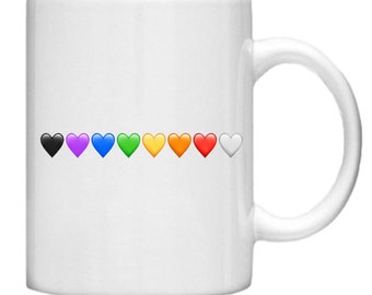 Heart Emoji  Mug -11oz Mug, Heart Mug,  Emoji Mug, Speech Bubble Mug, Tea Mug, Coffee Mug, Gift, Present, Favourite Mug, Hot Drinks