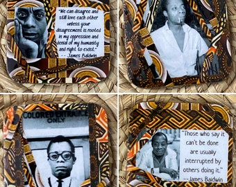James Baldwin Coasters (set of 4)
