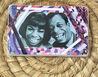 James Baldwin and Nina Simone Magnet