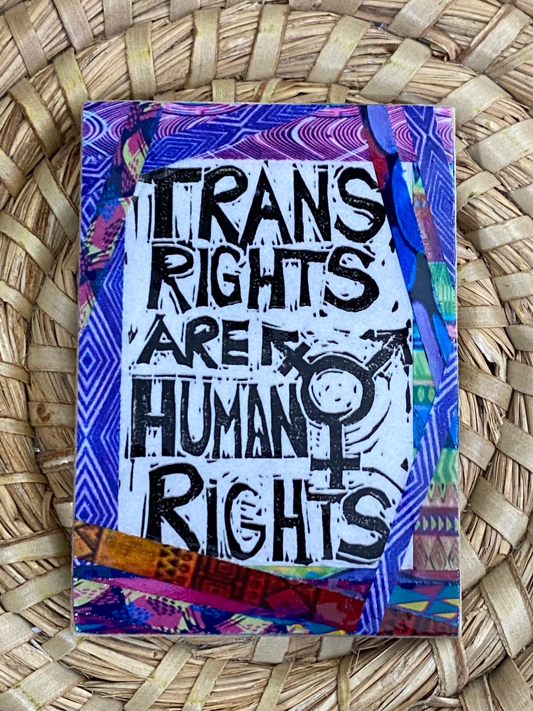 Treans Rights Trans Rights Are Human Rights Magnet - Etsy