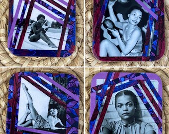Eartha Kitt Coasters (set of 4)