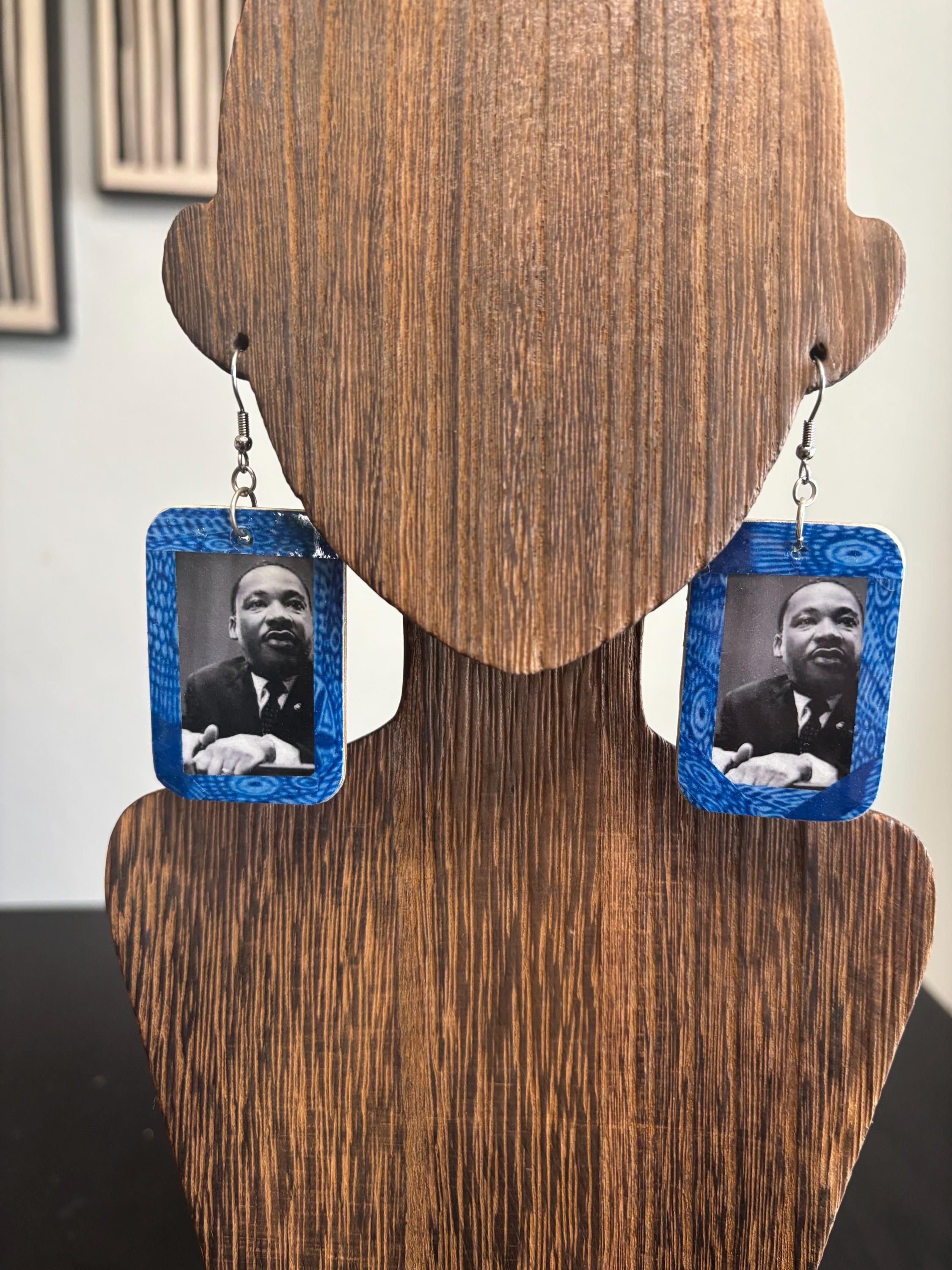 Martin Luther King Jr Earrings - Etsy