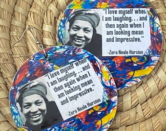 Zora Neale Hurston earrings