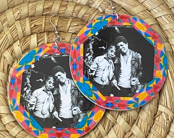 James Baldwin and Maya Angelou Earrings