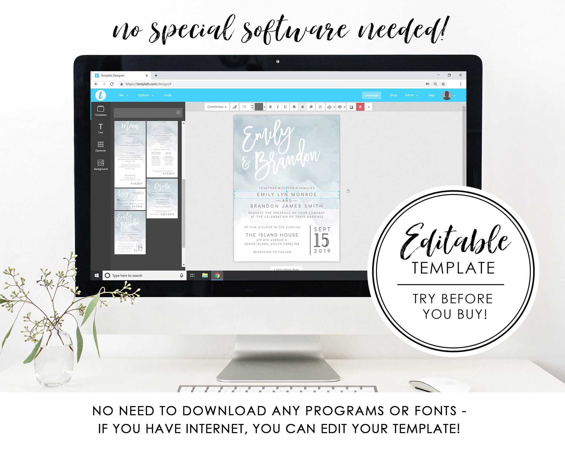 Printable Monster Birthday Invitation EDITABLE TEMPLATE | Etsy