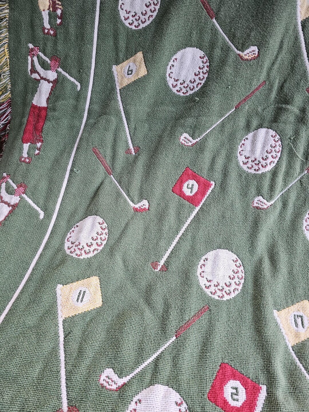 Golf Print Pattern Blanket