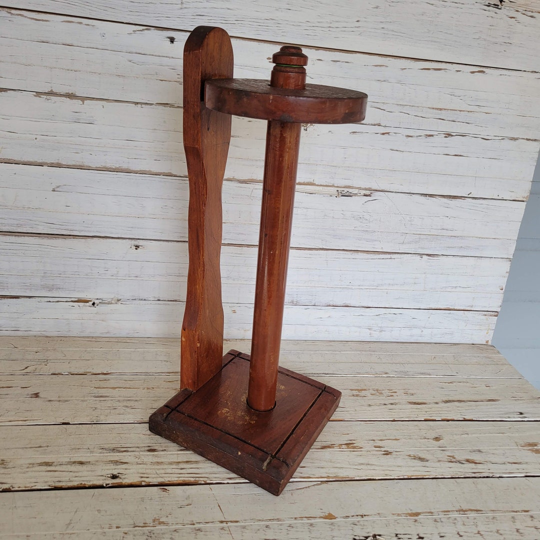 Vintage Wooden Countertop Towel Holder Antique Countertop Towel Holder