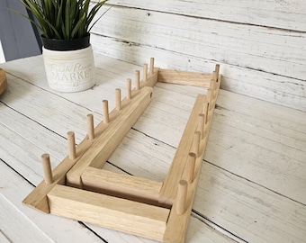 Wooden Collapsible Knife Rack - Plate Rack
