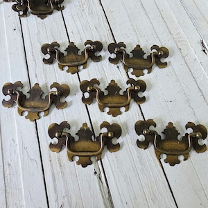 Vintage Ethan Allen Heirloom (5) 2.5 in CC Drawer Pull Bail Handle