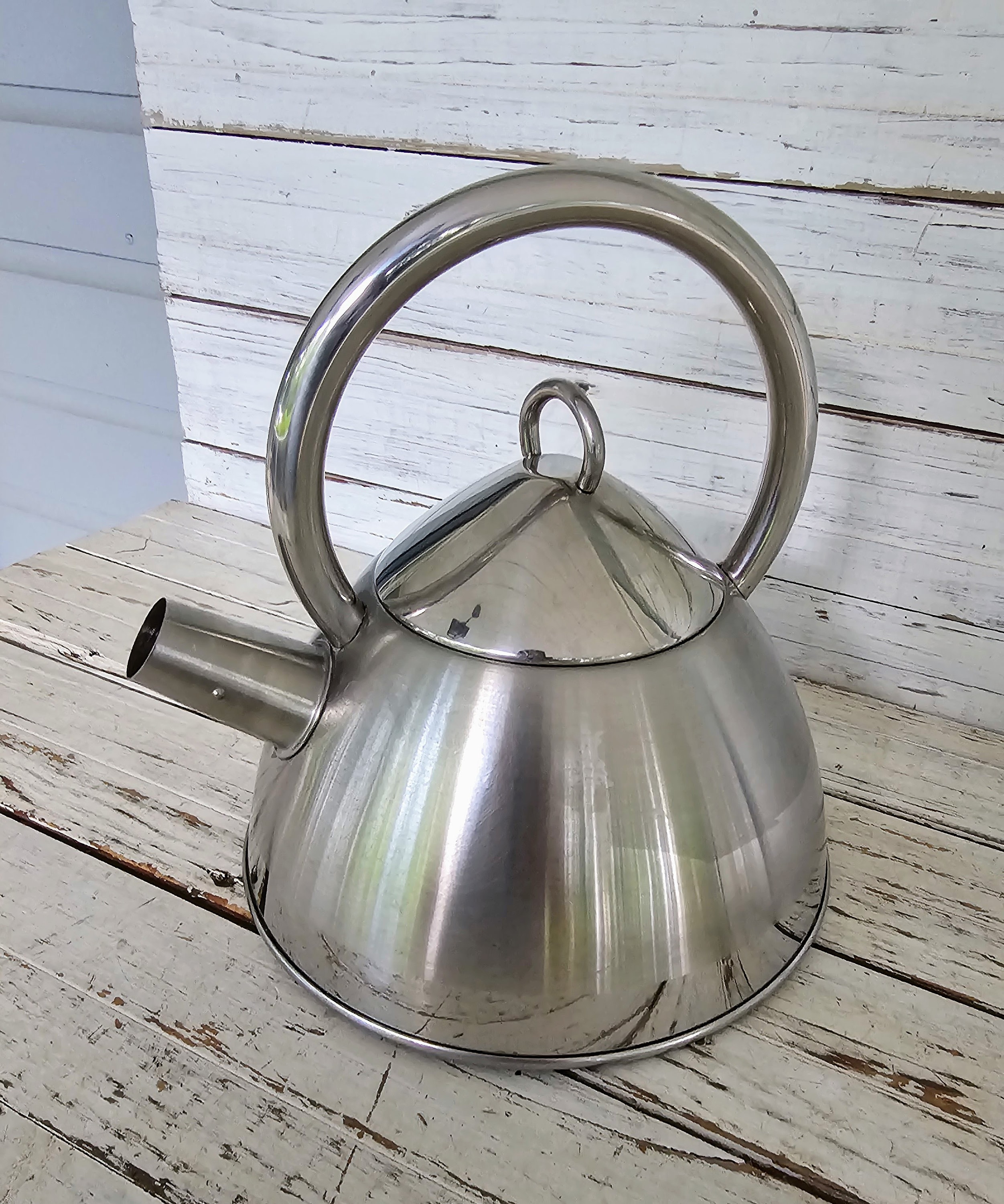 Théière/Bouilloire Inox 1,6L Pour Gaz - Avec Passoire, Manche Ergo, Argentée
