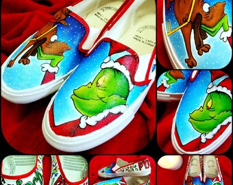 grinch feet slippers