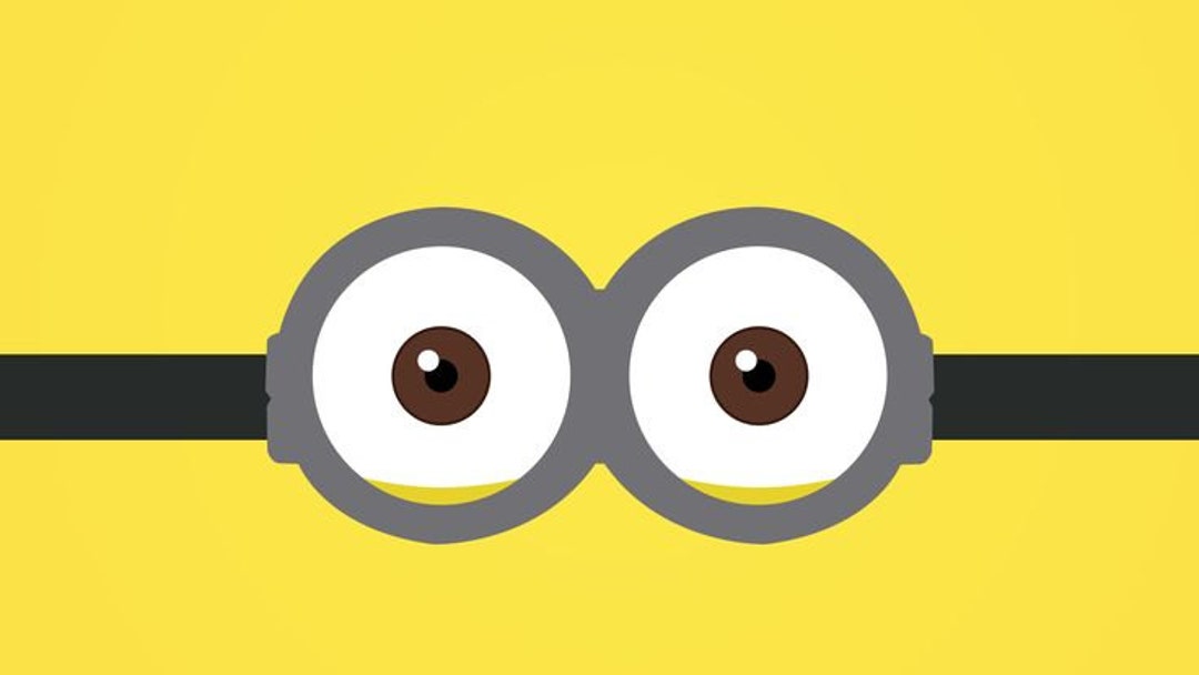 Minion Face With Goggles Embroidery Design. Large Hoop Sizes. 4 6 8 Etsy