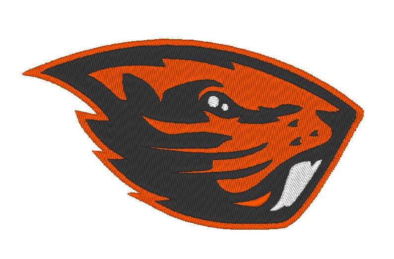 Oregon state beavers embroidery design 3 hoop sizes  etsy Oregon state beavers embroidery design 3 hoop sizes  etsy