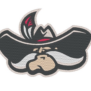 UNLV Rebels Embroidery Design.  4 Hoop Sizes