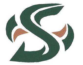 Sacramento State Hornets Embroidery Design.  3 Hoop Sizes