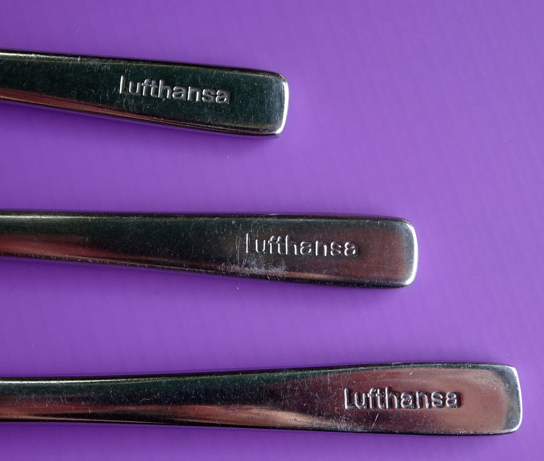 Lufthansa Cutlery Knife Set of 3 Henckels Zwillingswerke 18/8 Etsy