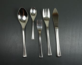 Posate AMC in acciaio inox – Cucchiaio, forchetta o coltello – Selezione di pezzi singoli – Cromargan 18/10 – Vintage