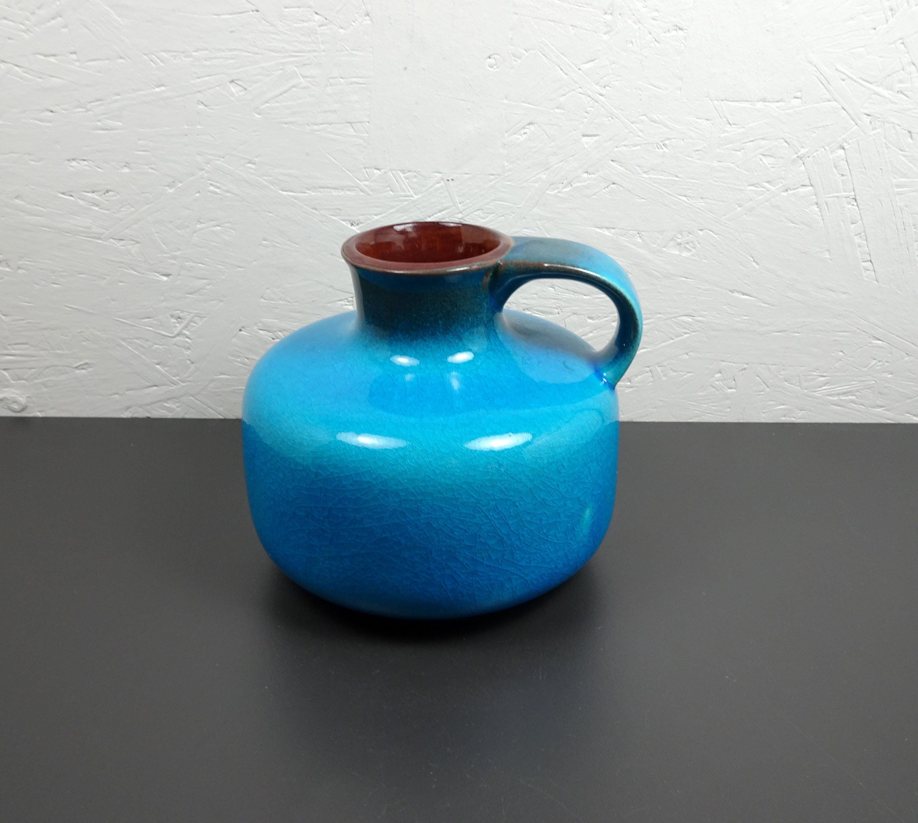 Fat lava vase blue - Etsy 日本