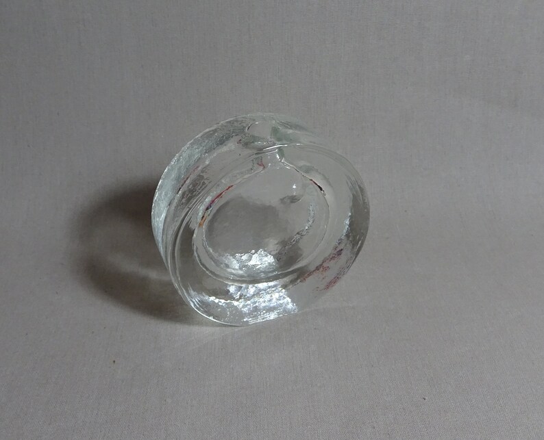 Vase Glas Kristall Blockvase Wiesenthal H U00fctte 70er Design