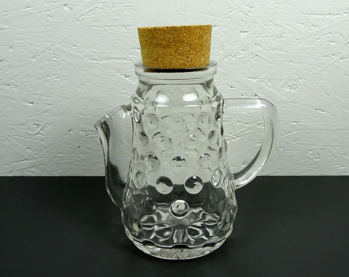 Peanut Dispenser Glass Nut Dispenser Nut Jug Cork 70 Dots Etsy