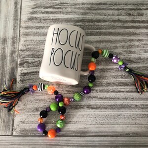 Halloween Bubblegum Bead Garland