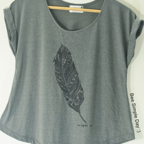 Feather Top Hipster Top T-Shirt  Women Summer Cloth Summer fashion tshirt Vintage tank tops for woman Short Pants Summer Weekend