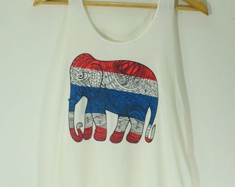 Elefante camicia Aztec maglia Canotta donna