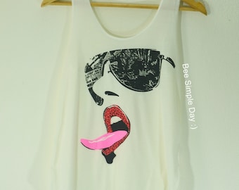 Tank Top Cheeky Face Softness Fabric High Quality Fashion T-shirt Vintage tank tops for woman Kale short Workout tank Yoga