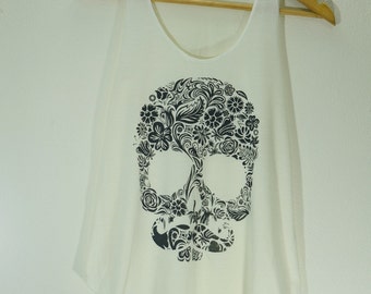 Cranio canotta Hipster camicia donna Fitness Top estate panno regalo estate moda tshirt Vintage Canottiere per donna Yoga