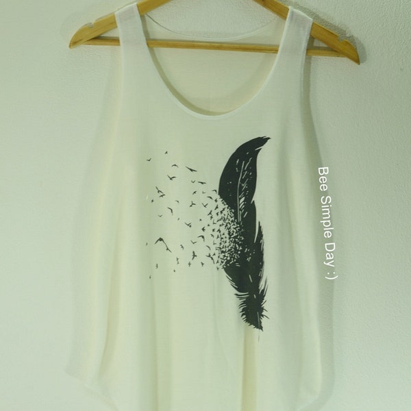 Tank Top Freedom Feather Softness Fabric Yoga  Hipster Shirt Women Fitness Top Summer Vintage tank tops for woman Short Shi